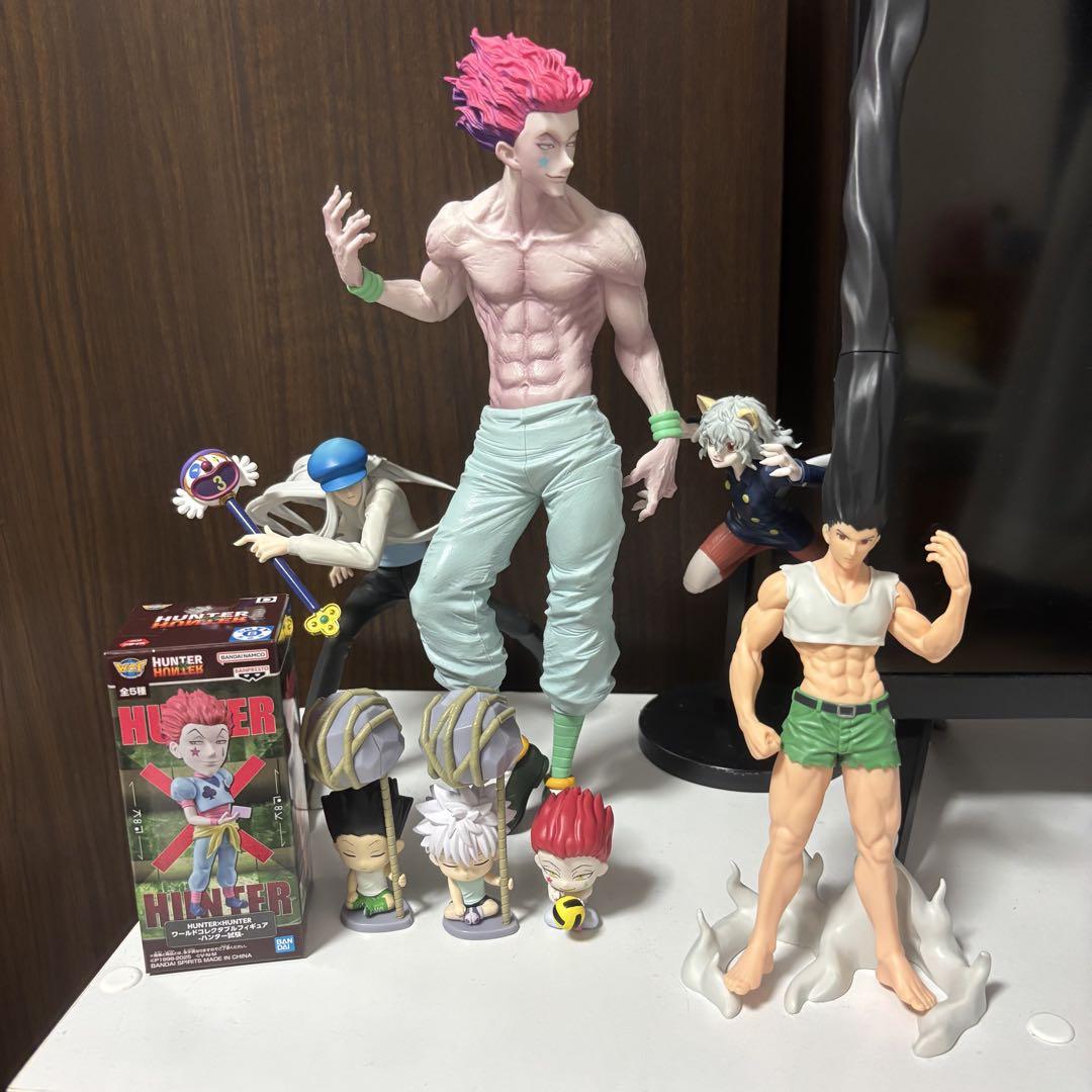 HUNTER×HUNTER フィギュアまとめ売り(ゴンさん、ヒソカ) HUNTER×HUNTER フィギュアセット ゴンさん ヒソカ メルエム