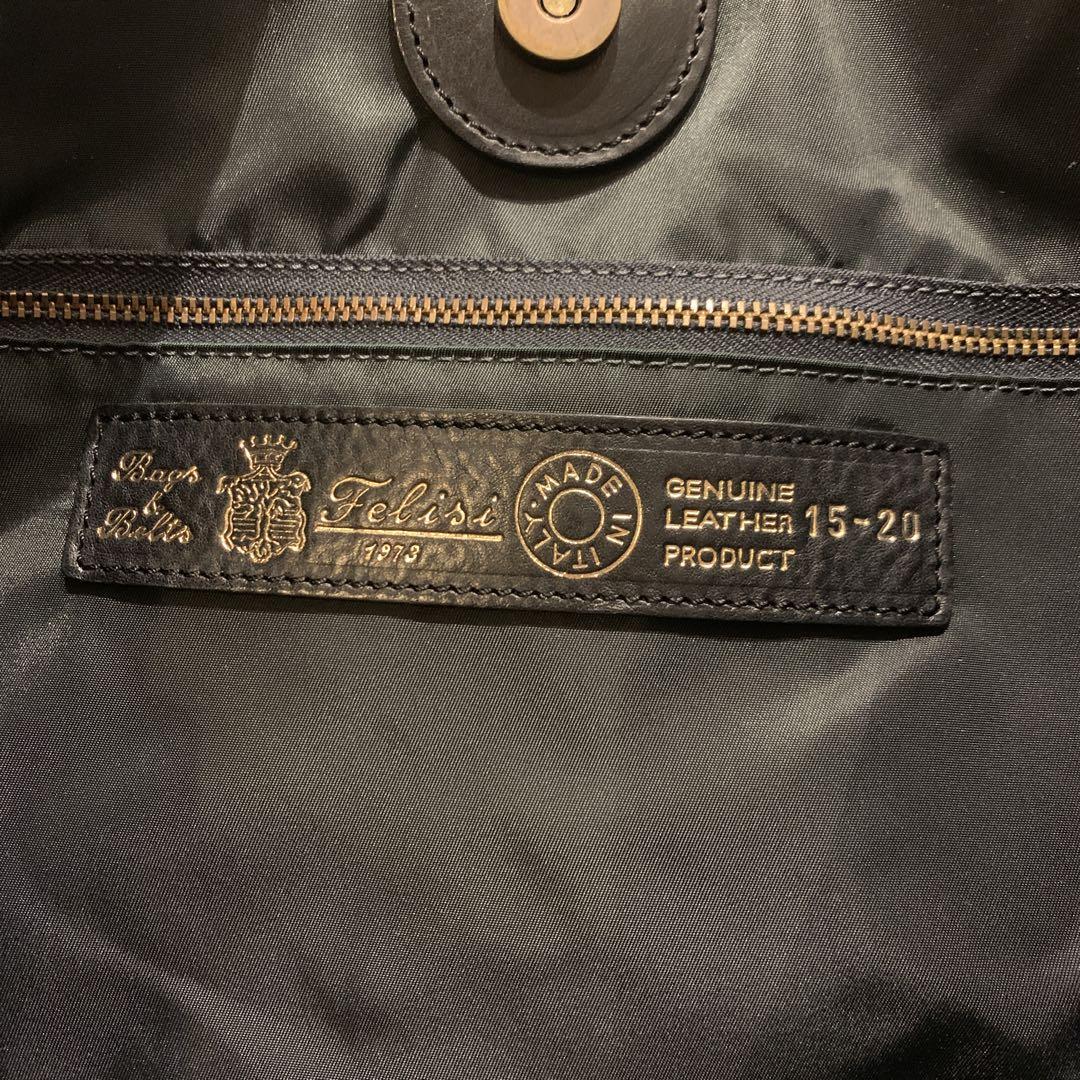 Felisi 本革 トートバッグ 黒