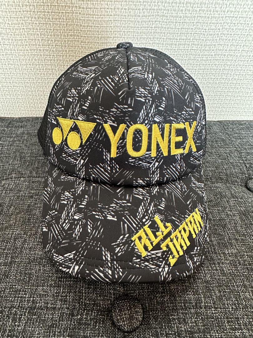 YONEX 2025ALLJAPANキャップ黒金