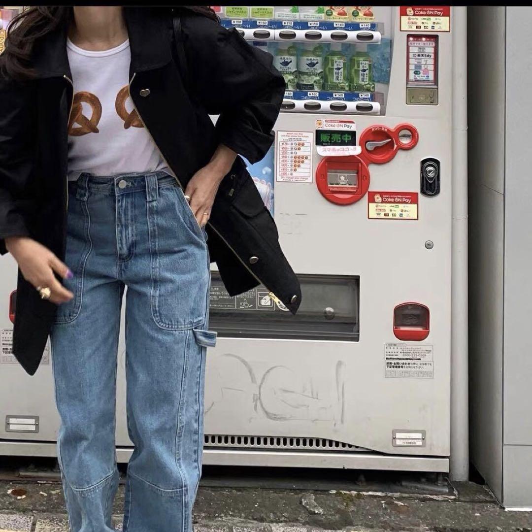 新品LISASAYSGAHホワイト長袖Tシャツトップスfever