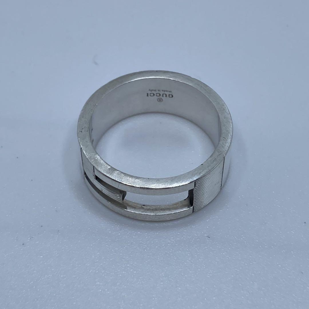 最終値下げ！　極美品✨ 箱✨ グッチ リング ブランデッドg AG925 #19