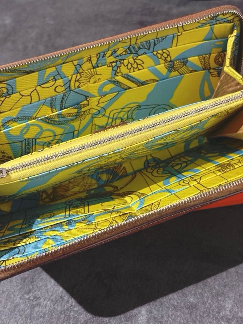 エルメス アザップ シルクイン ゴールド×ジョーヌシトロン エプソン×シルクHERMES