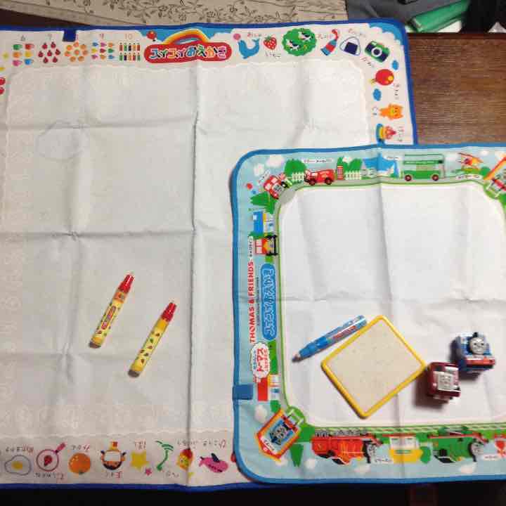 一時ストップ トーマス 水のお絵描き 2枚セット