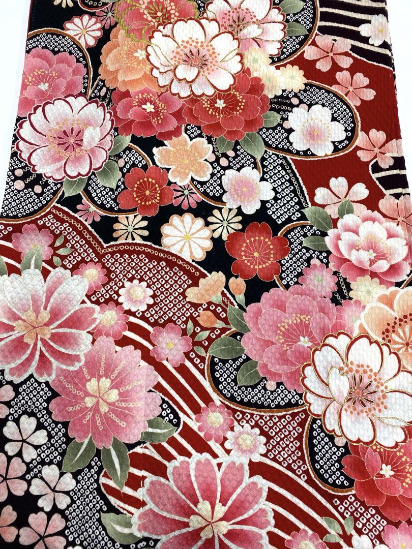 振袖 豪華 桜 金彩 身丈176cm ゆったりトール 楽天市場】振袖 身丈167cm 裄丈66cm M 袷 桜 波 金糸 金彩 朱色
