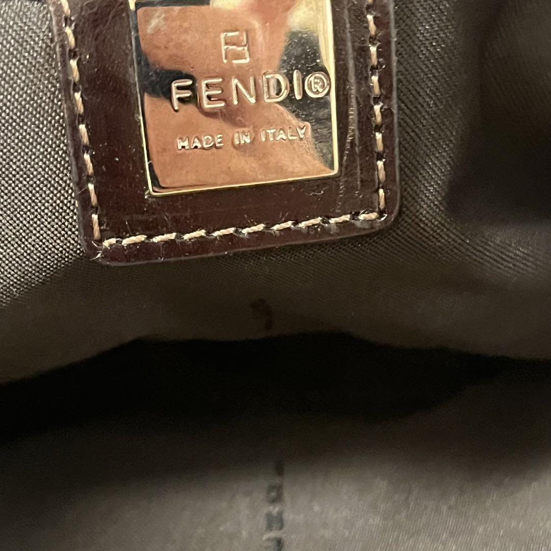 FENDI フェンディ ズッカ マンマバケット アイボリー ワン