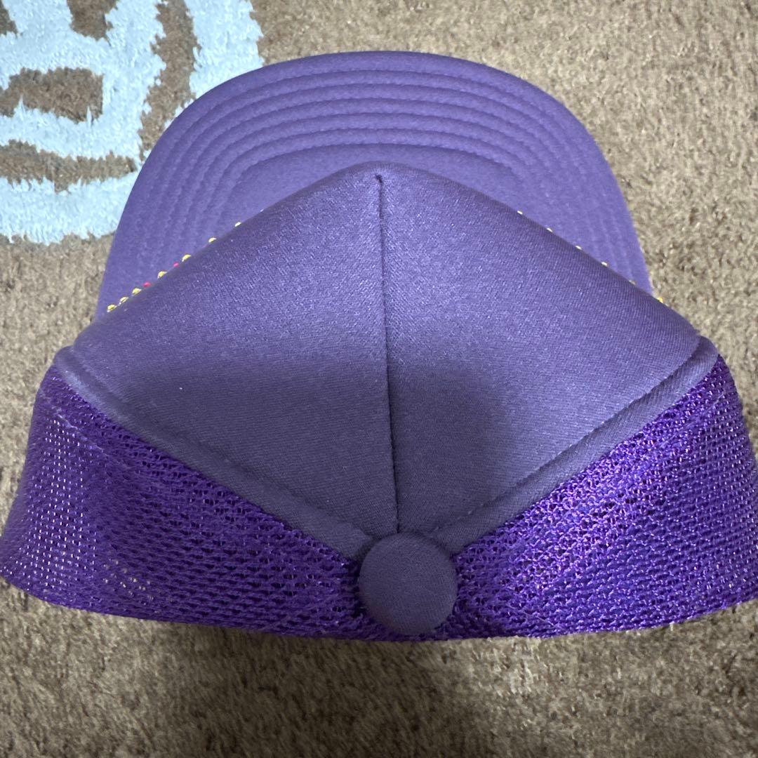 新品未着用 APE エイプ KISS キッスロゴ ラインストーンメッシュキャップ