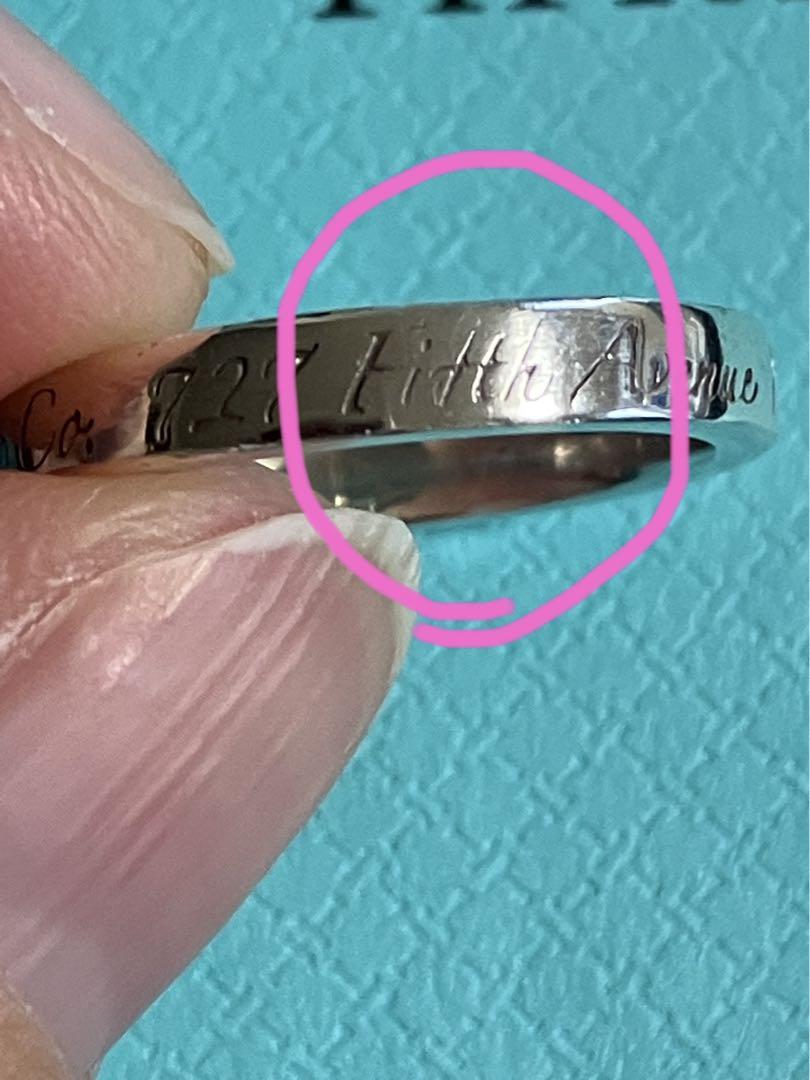 ティファニー ノーツナローリング Tiffany