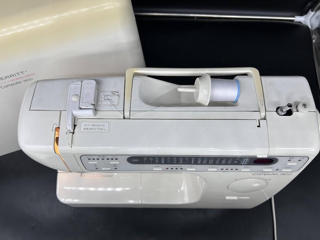 ☆保証付き☆　シンガー　7800　文字縫い　コンピューターミシン本体 sintjansvereringkachtem.be