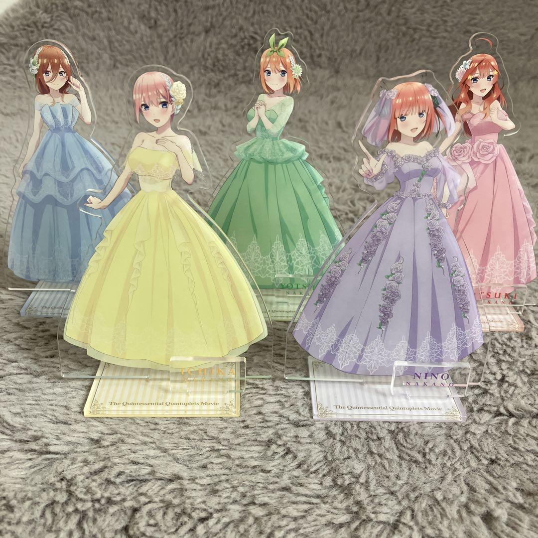 五等分の花嫁 アクリルスタンド コンプセット 五等分の花嫁展