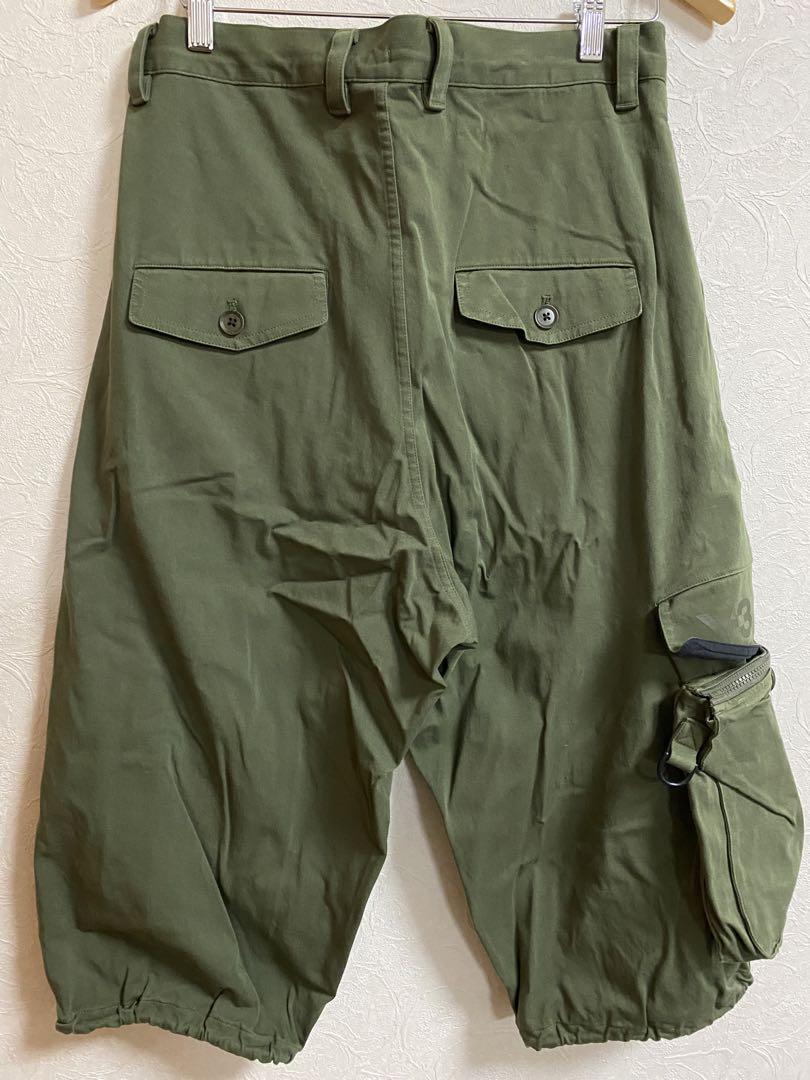 Y3 ワイスリー 七分丈カーゴパンツ オリーブグリーン 新品未使用 正規品
