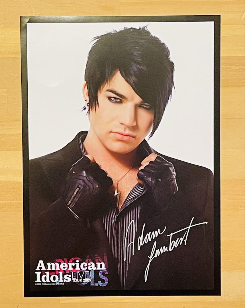アメリカンアイドル 2009 ライブツアーパンフレット + アダムランバート写真 アメリカンアイドル 2009 ライブツアーパンフレット + アダム