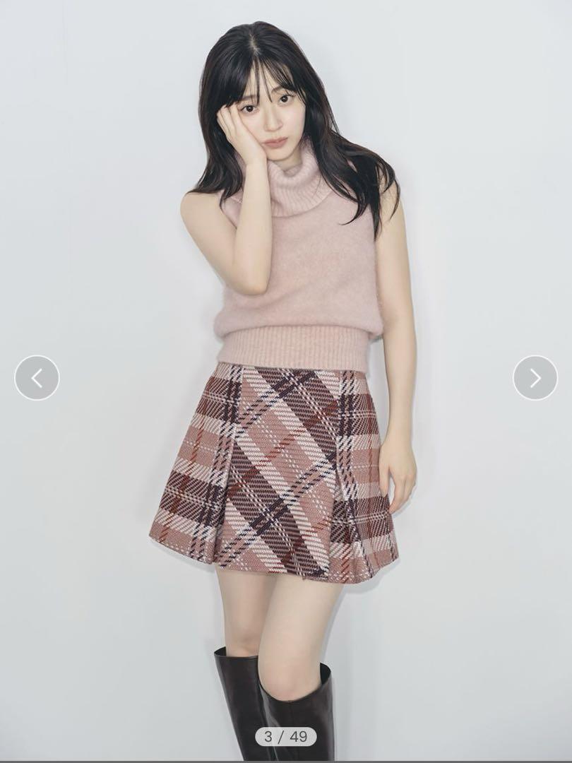 SNIDEL フォックスアルパカノースリタートルプルオーバー