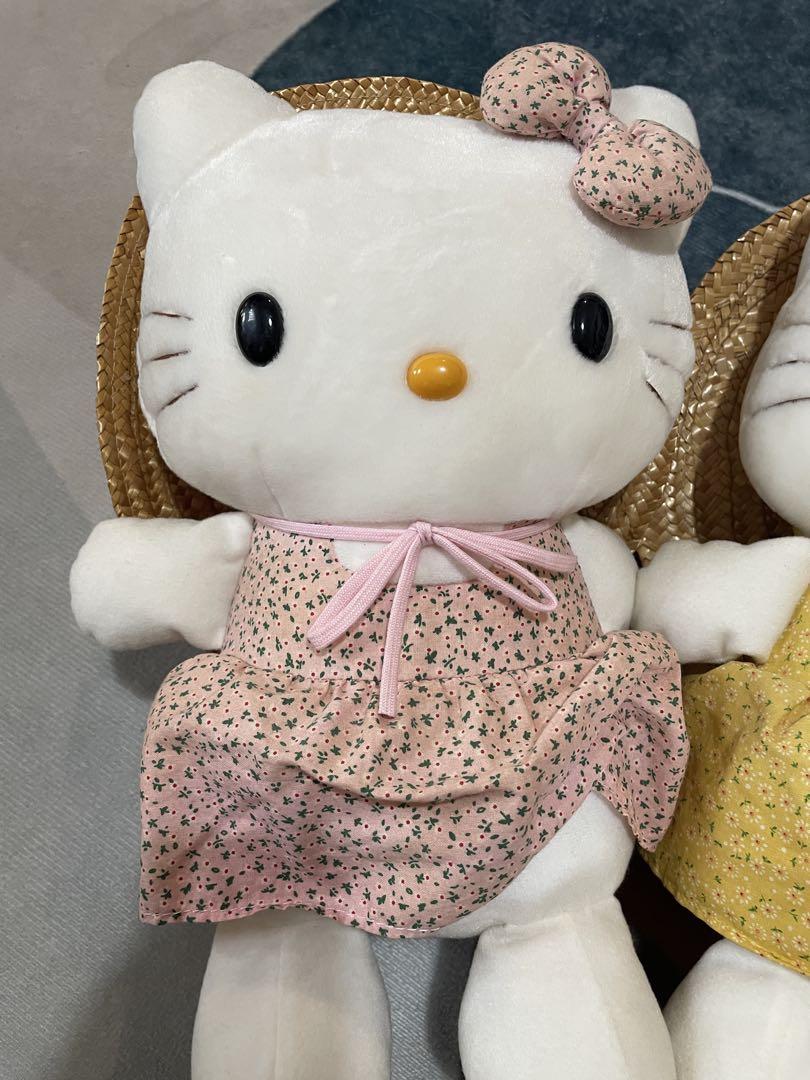レトロ　レア　ハローキティ　麦わら帽子　ぬいぐるみ