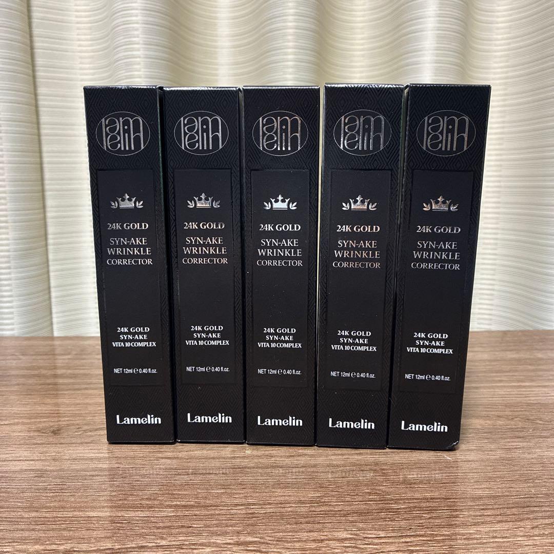 Lamelin 24K Gold Syn-Ake 5本&フェイスマスク11枚 Lamelin 24K Gold Syn-Ake 5本&フェイスマスク11枚 - メルカリ