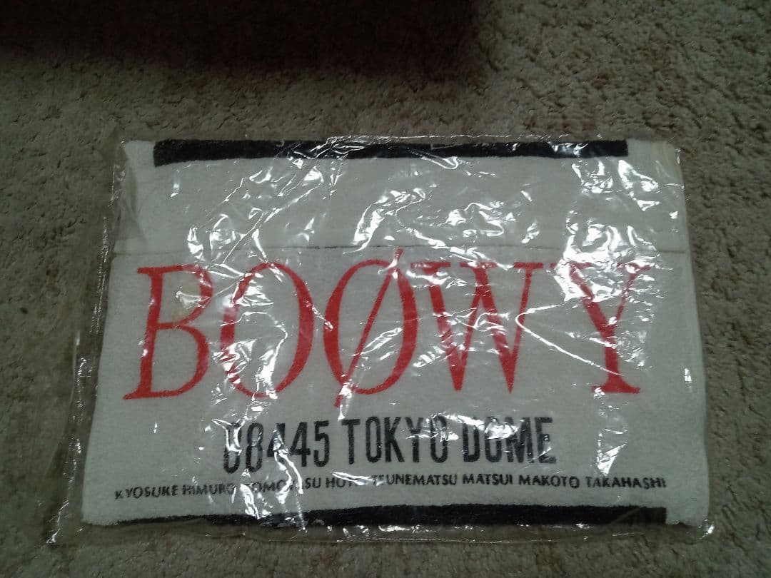BOØWY TOKYO DOME タオル
