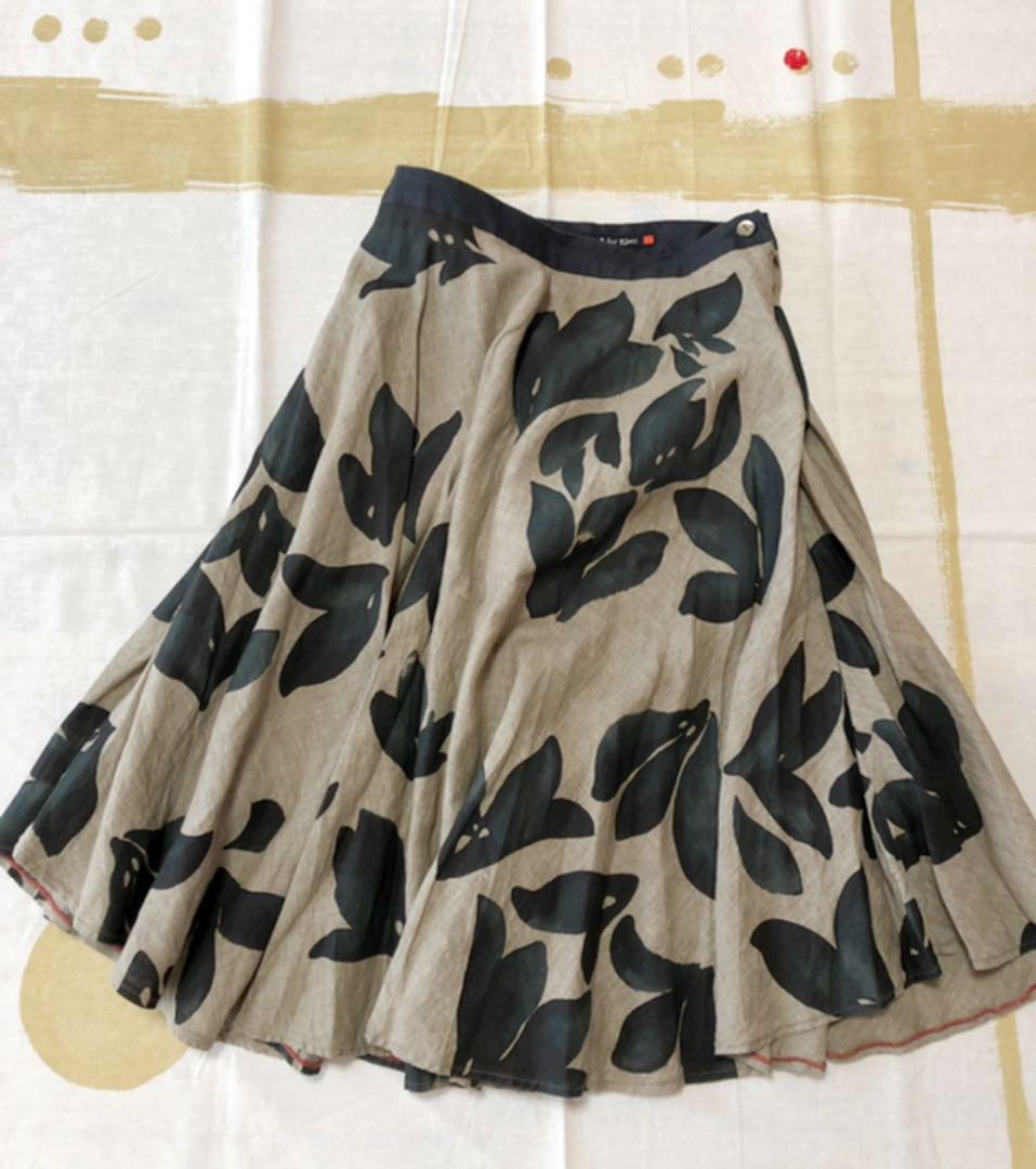 L【高い素材】⌘ パラスパレス リネン フレアースカート 麻 ⌘ ひざ丈スカート レディースL¥13,500-www.epmhv.quito.gob.ec L【高い素材】⌘ パラスパレス リネン フレアースカート 麻 ⌘ ひざ丈スカート レディースL¥13,500-www.epmhv.quito.gob.ec