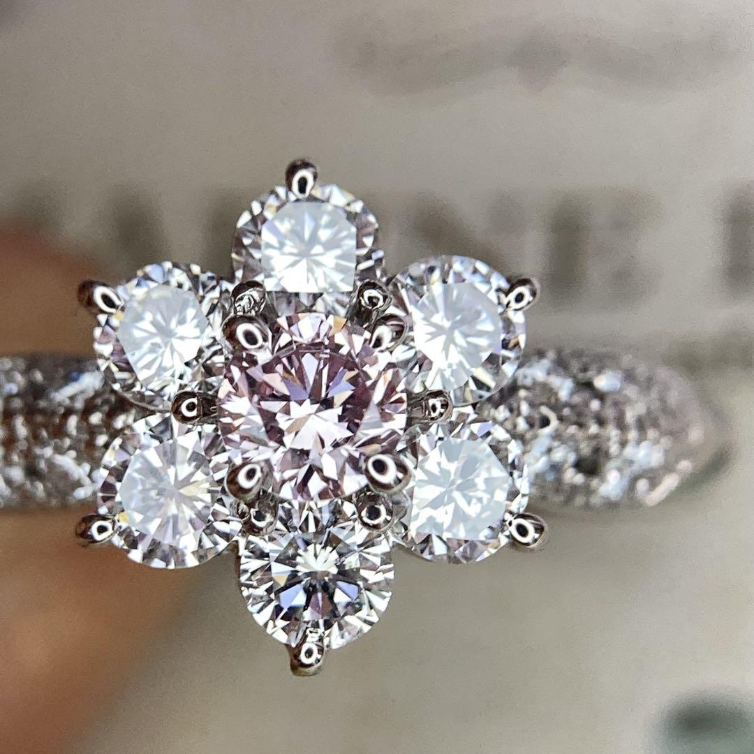 専用です。 Fancy Light Pink0.20ct D0.82ct 指輪