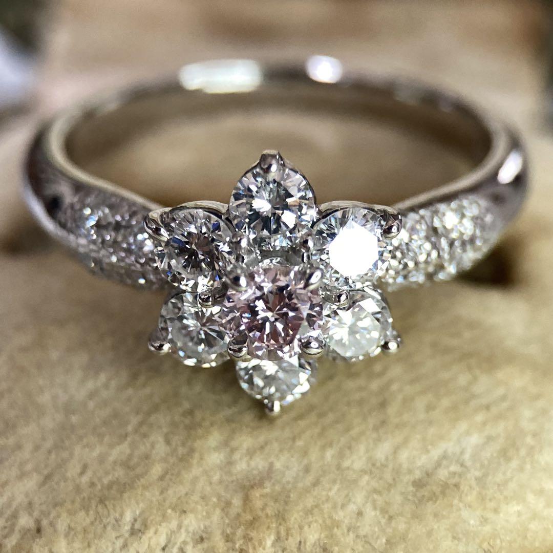 専用です。 Fancy Light Pink0.20ct D0.82ct 指輪