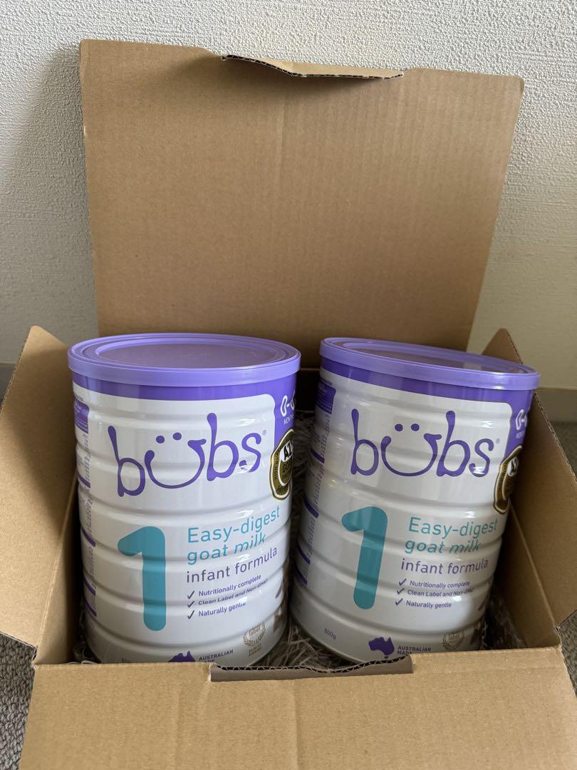 新品2缶セット】bubs バブズ ヤギ オーガニック 粉ミルク