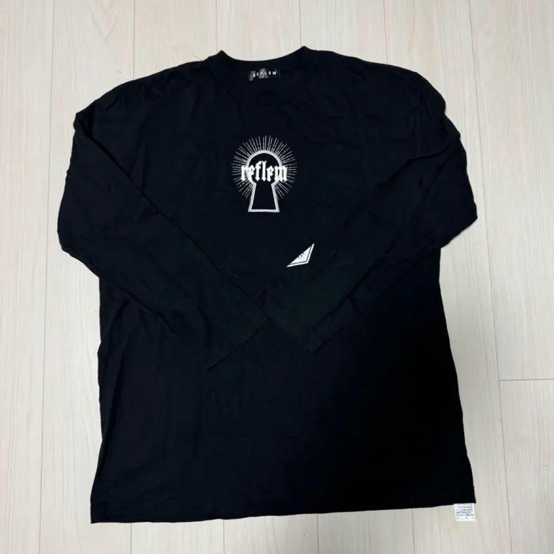 『REFLEM/レフレム』鍵穴プリントL/S Tee/ロングスリーブカットソー