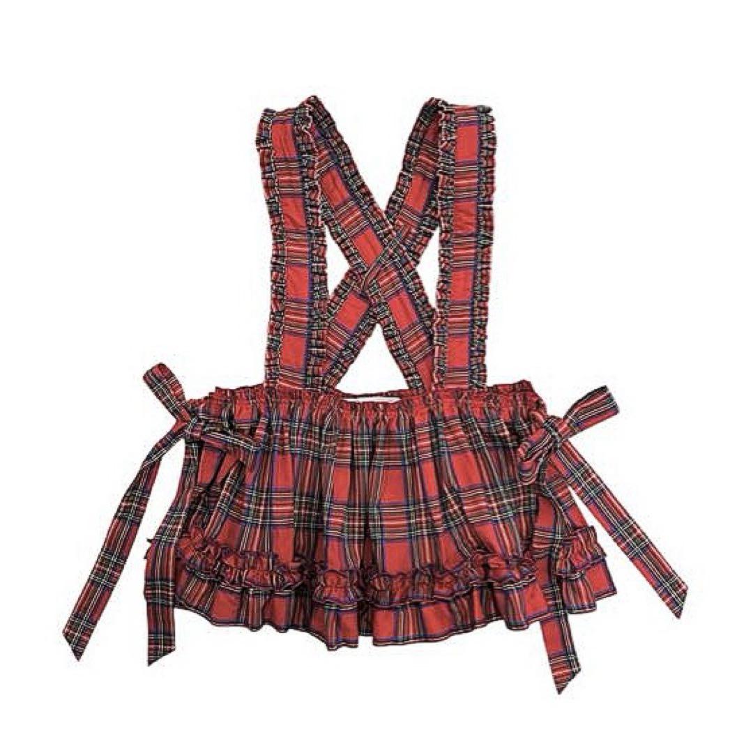 【HEIHEI】フリルスカートハーネス RED