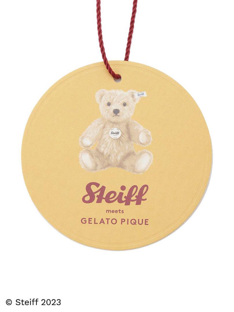 【新品】gelato pique【Steiff】パウダージャガードブランケット