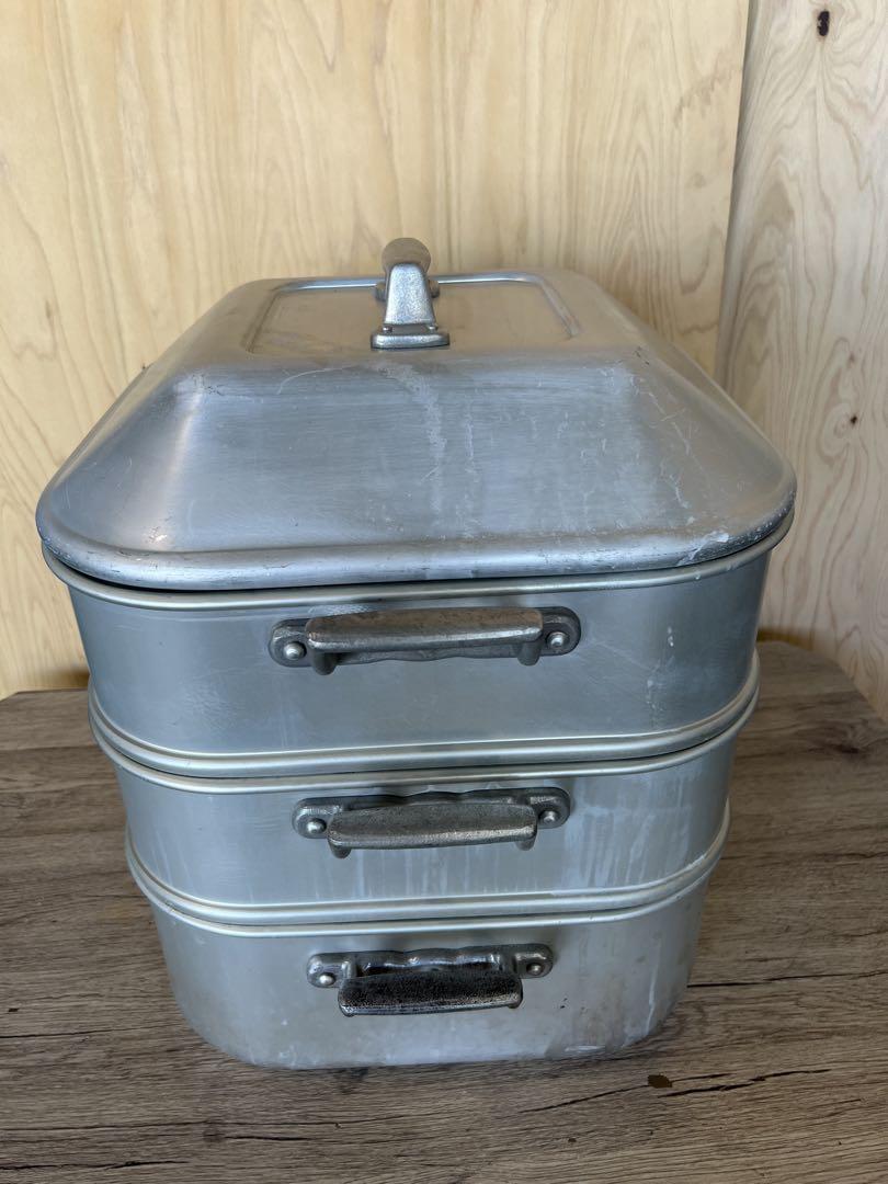 アルミ3段蒸し器