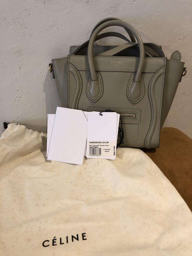 売り切り価格⭐️CÉLINE ラゲージナノバッグ