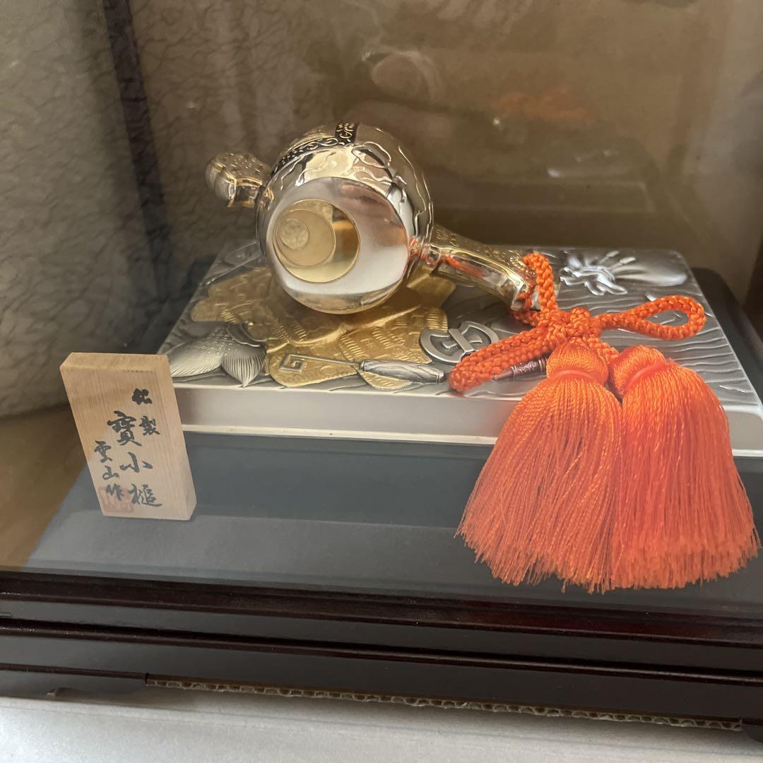 わ*ん様 加藤雲山作 銀製 寶小槌