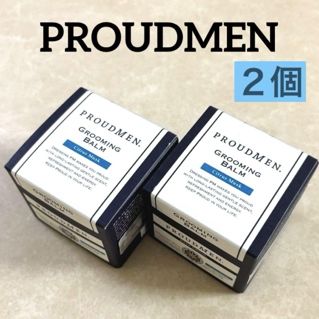 7【プラウドメン】グルーミングバーム シトラス ムスク 40g ２個