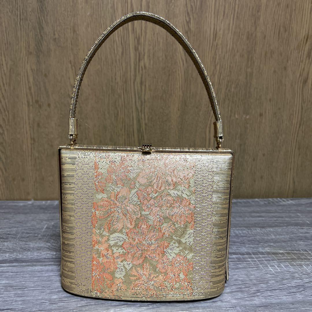 ゴールド 花柄 ハンドバッグ 和装用 Amazon | [きもの京香] 草履バッグセット 振袖用 成人式 女性
