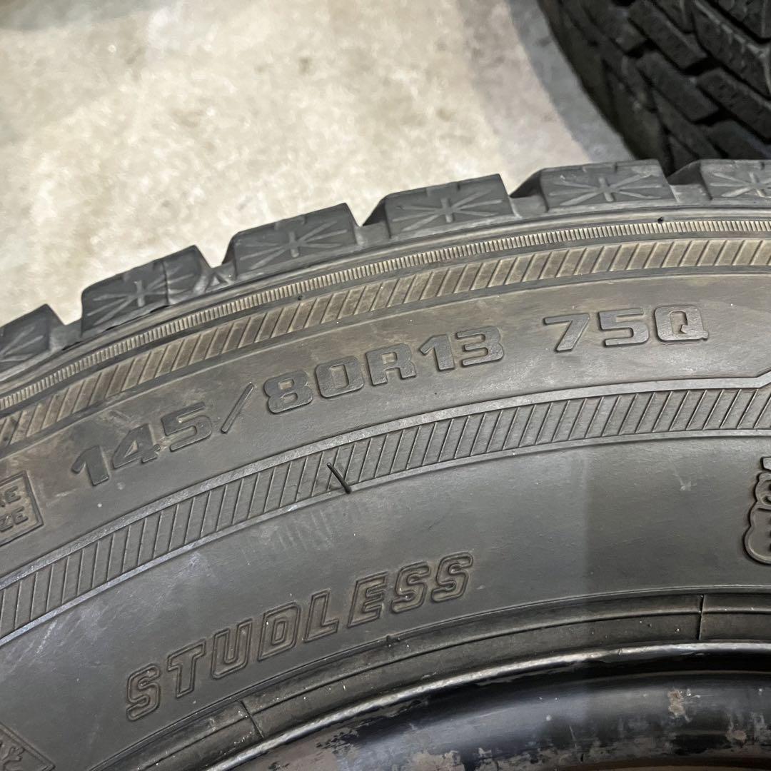 【3161】20年 145/80R13 GY アイスナビ6 ダイハツ軽自動車