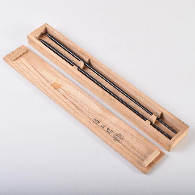 魅力の 共箱 美津火箸 木村清五郎造 金工師 茶道具 C 美術品 8672 工芸品