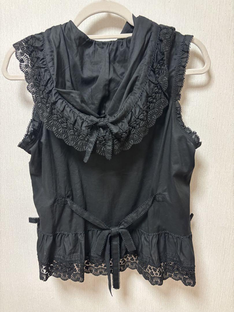 ピンクハウス♡フード付き♡ベスト♡ブラウス♡未使用