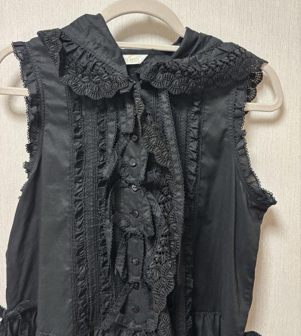 ピンクハウス♡フード付き♡ベスト♡ブラウス♡未使用