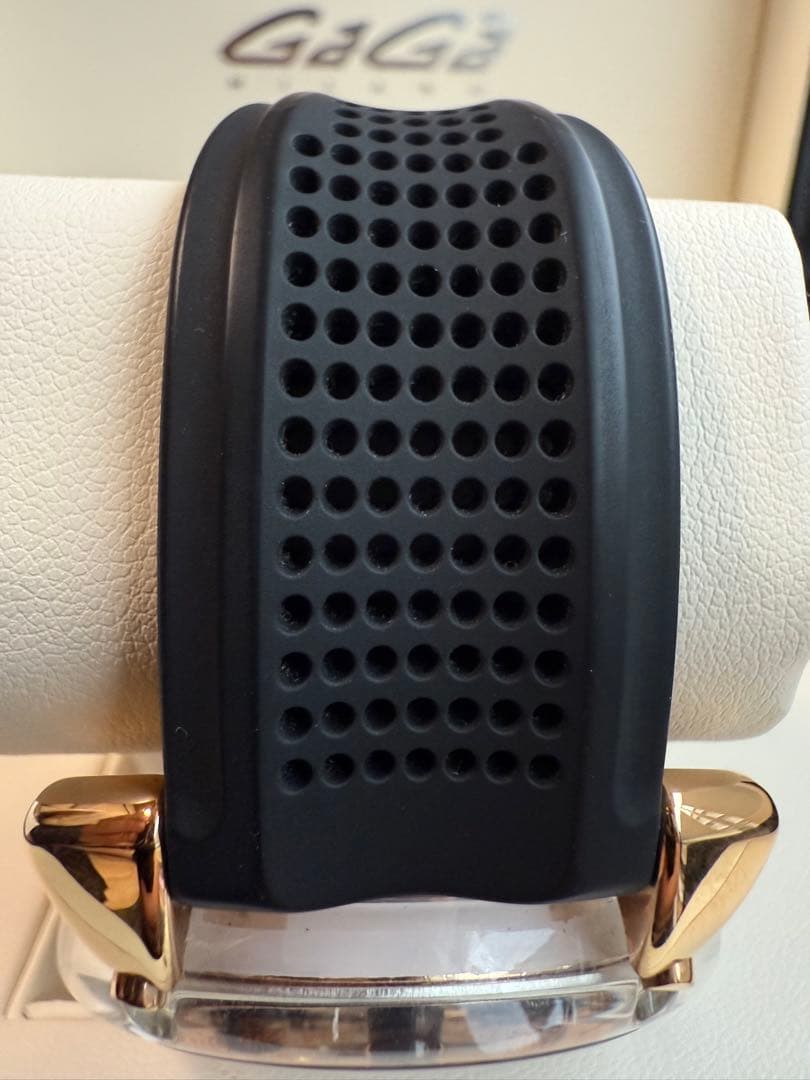 新品同様 GaGa MILANO 自動巻き時計 ローズゴールド