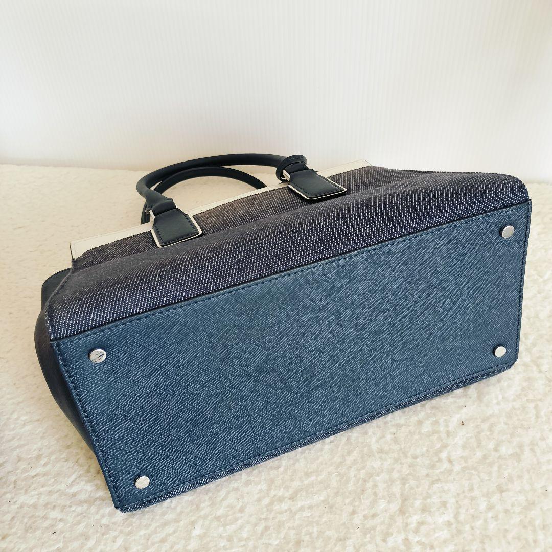 極美品☆ケイトスペード☆2wayハンド/ショルダーバッグ デニム