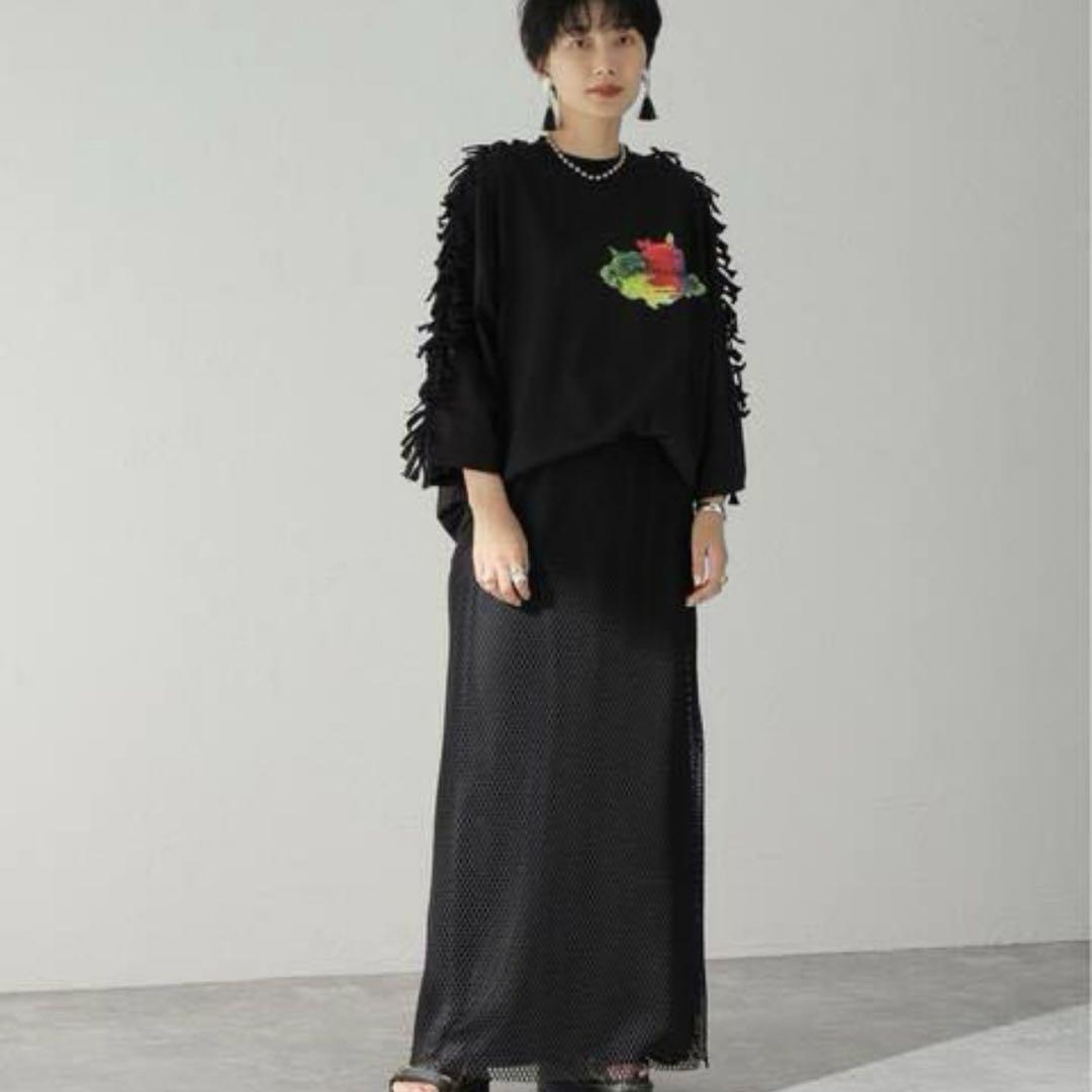 美品　TOGA × FRUIT OF THE LOOMトーガ　フリンジTシャツM