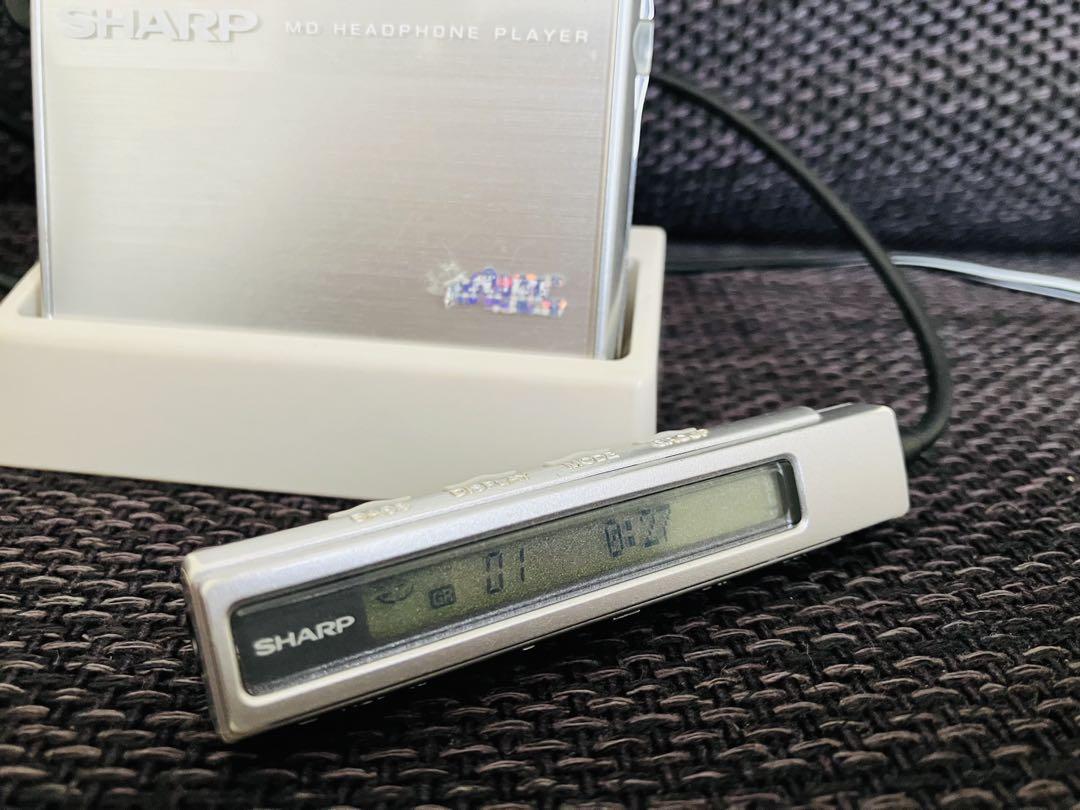 SHARP MDプレイヤー　MD-AE600S 平成レトロ　ジャンク品