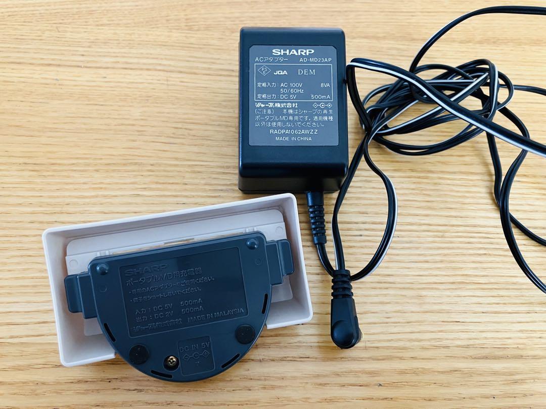 SHARP MDプレイヤー　MD-AE600S 平成レトロ　ジャンク品