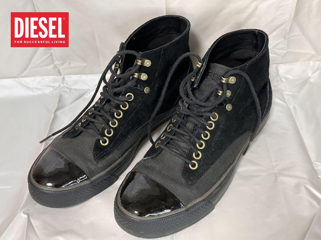 DIESEL ハイカット　スニーカー　美品　26.5cm スエード