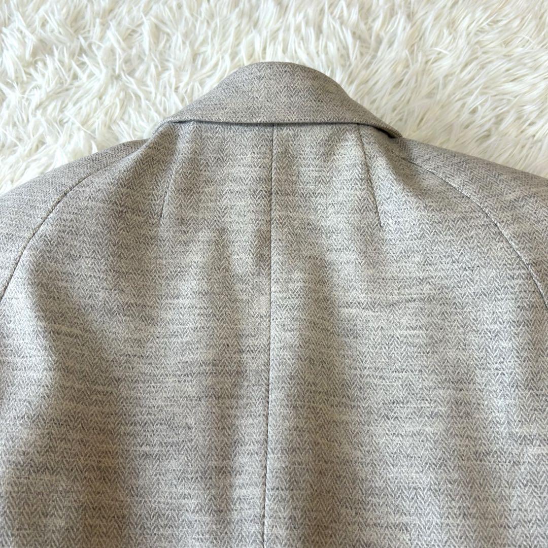 希少 GIVENCHY ヘリンボーン生地 シャドーロゴ テーラードジャケット