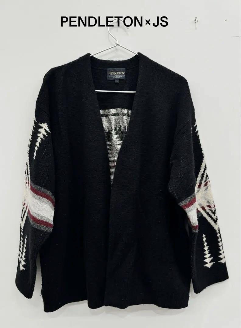 PENDLETON×JS/ペンドルトン別注LAMBS WOOL カーディガン