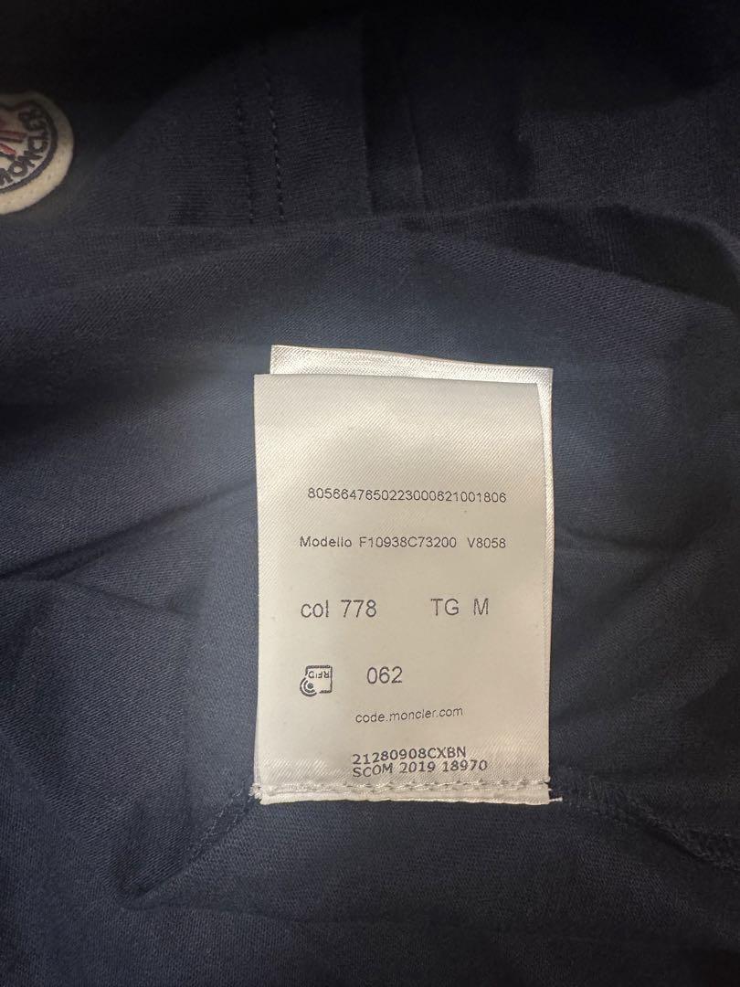 はな様専用ページ】Moncler ネイビー 半袖Tシャツ NFCタグ付き