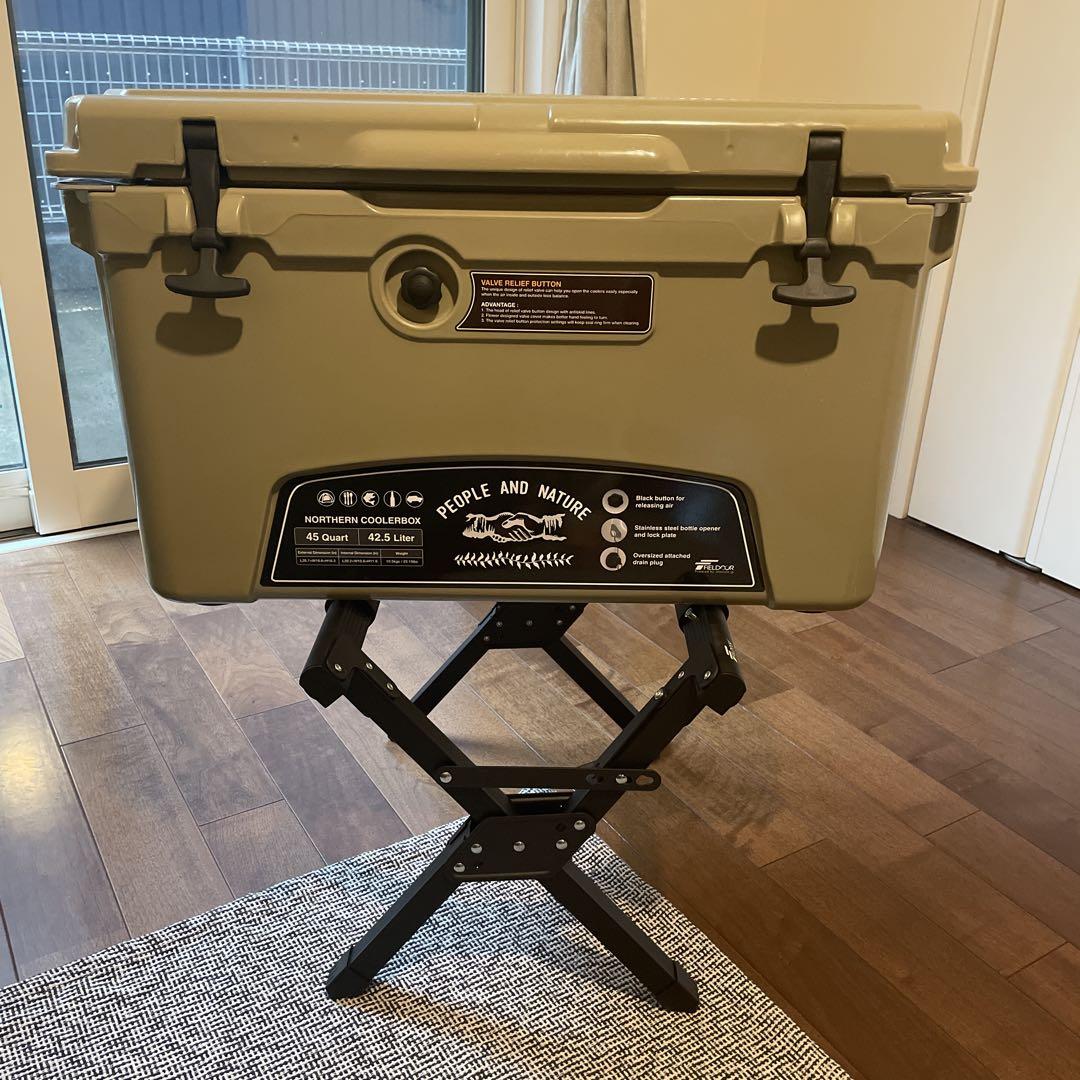 <スタンドセット>FIELDOOR ノーザンクーラーボックス　42.5L