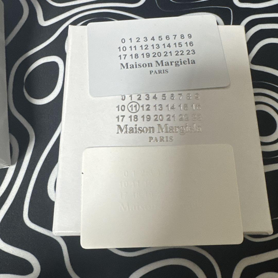あ*様 Maison Margiela ブラック 三つ折り財布