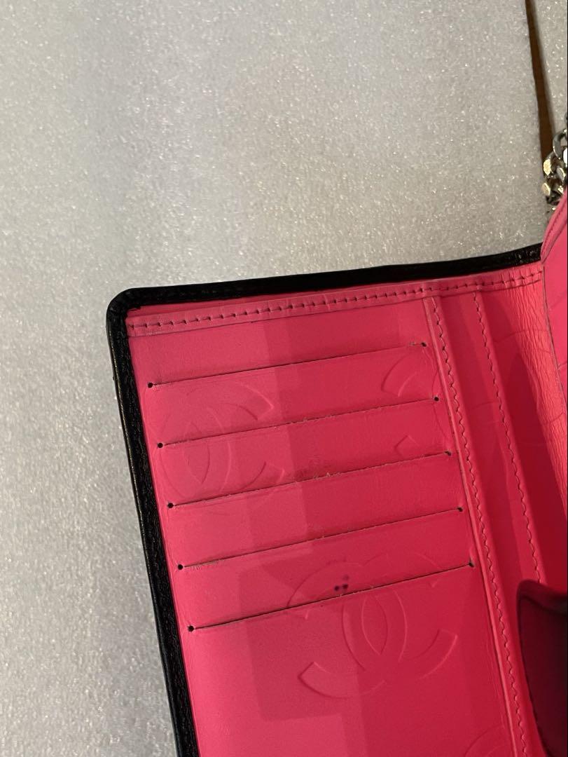 CHANEL 二つ折り財布 ブラック