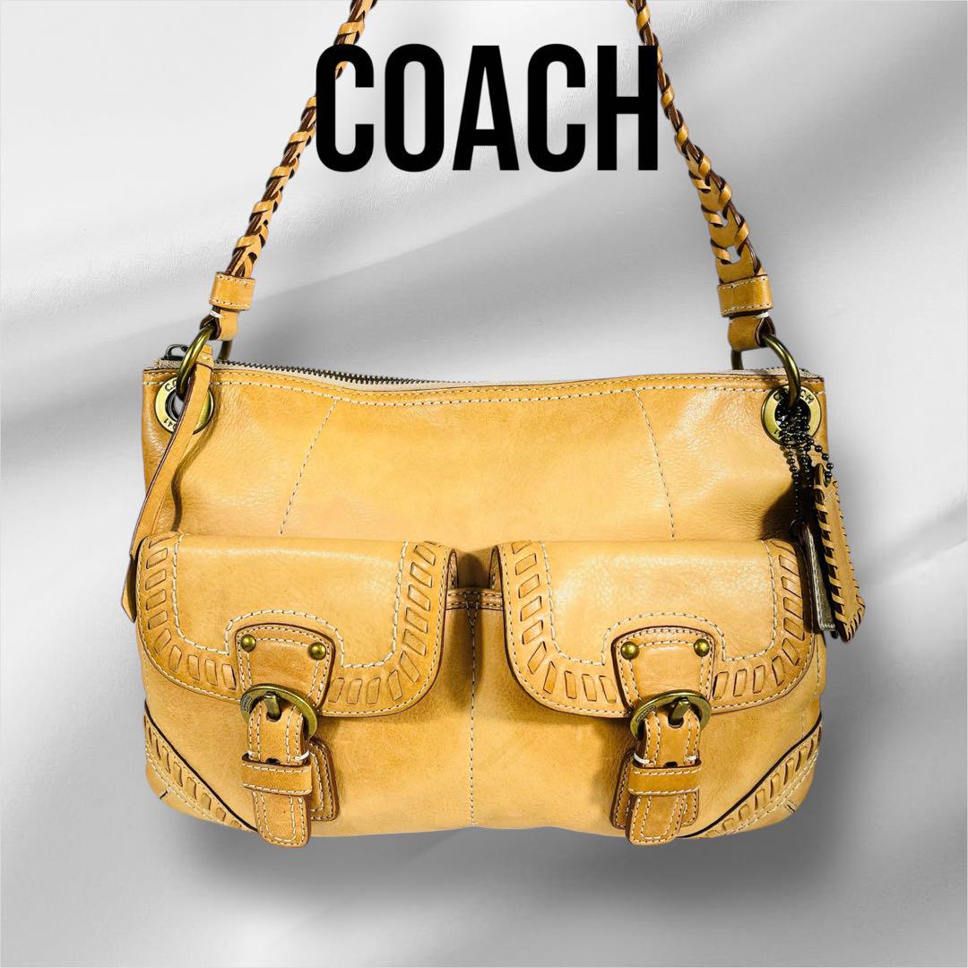 【2025年最新】大人気ブランドの人気アイテム  COACH コーチ ポピー レザーショルダーバッグ 19013 - メルカリ バッグ