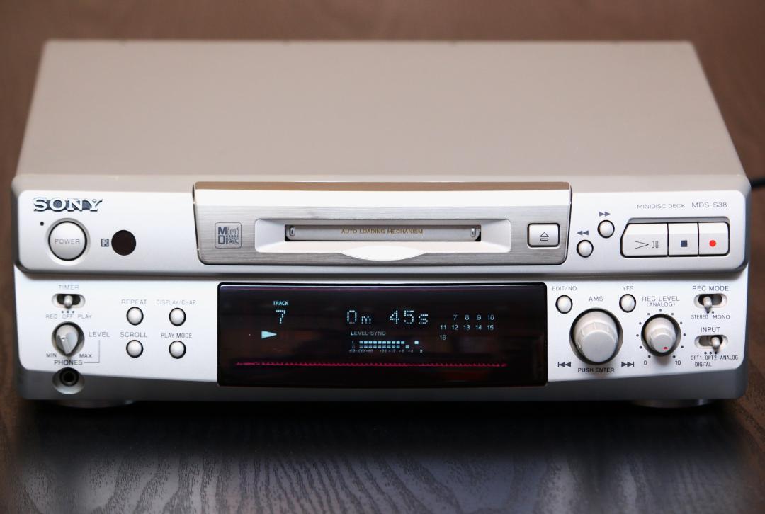 SONY MDS-S38 MDデッキ MDプレイヤー/レコーダー 日本製 完動品