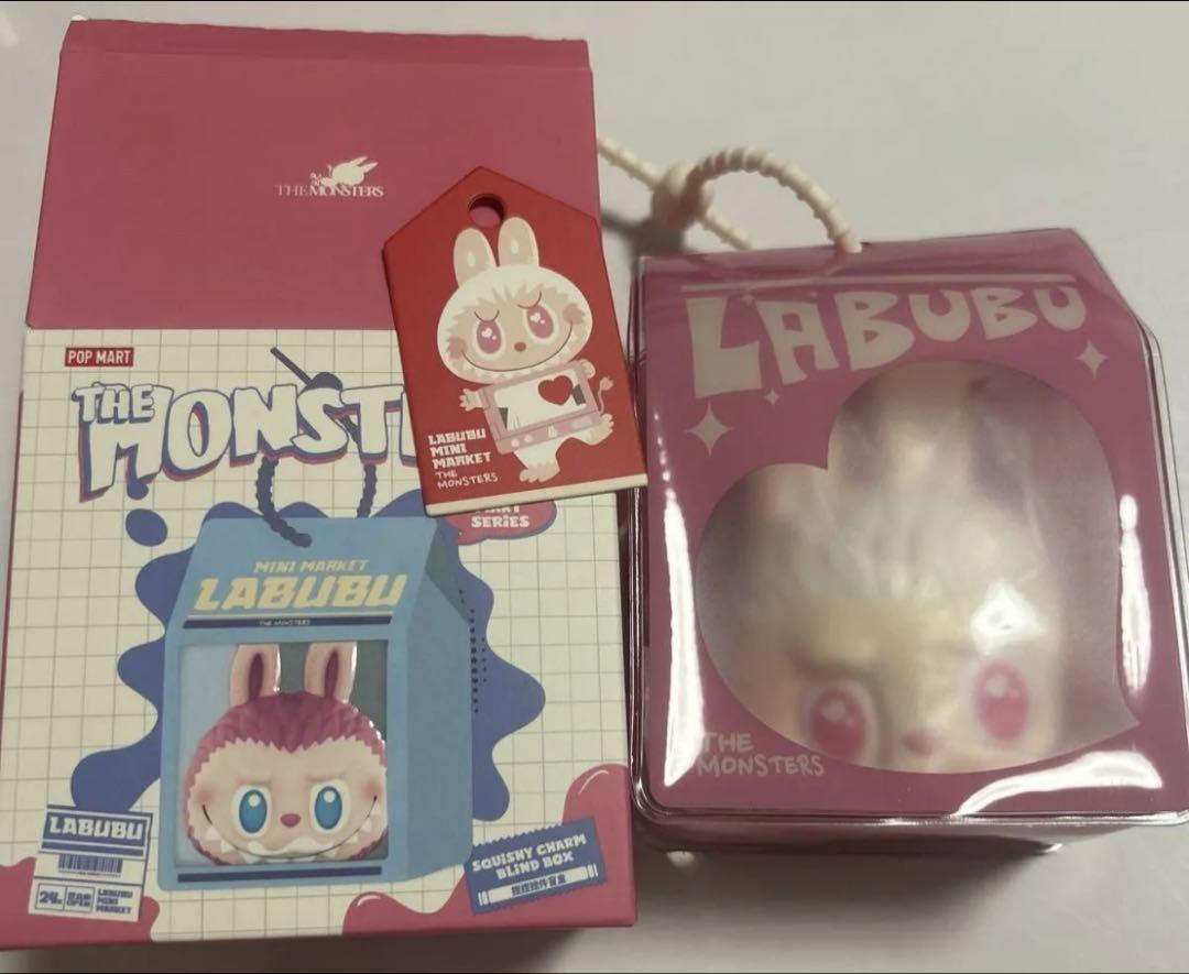 LABUBU ラブブ ぷにぷにチャーム スクイーズ シークレット